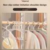 Modern Plastic Hangers For Clothes And Pants With Nonslip Design Perfect For Student Dorms