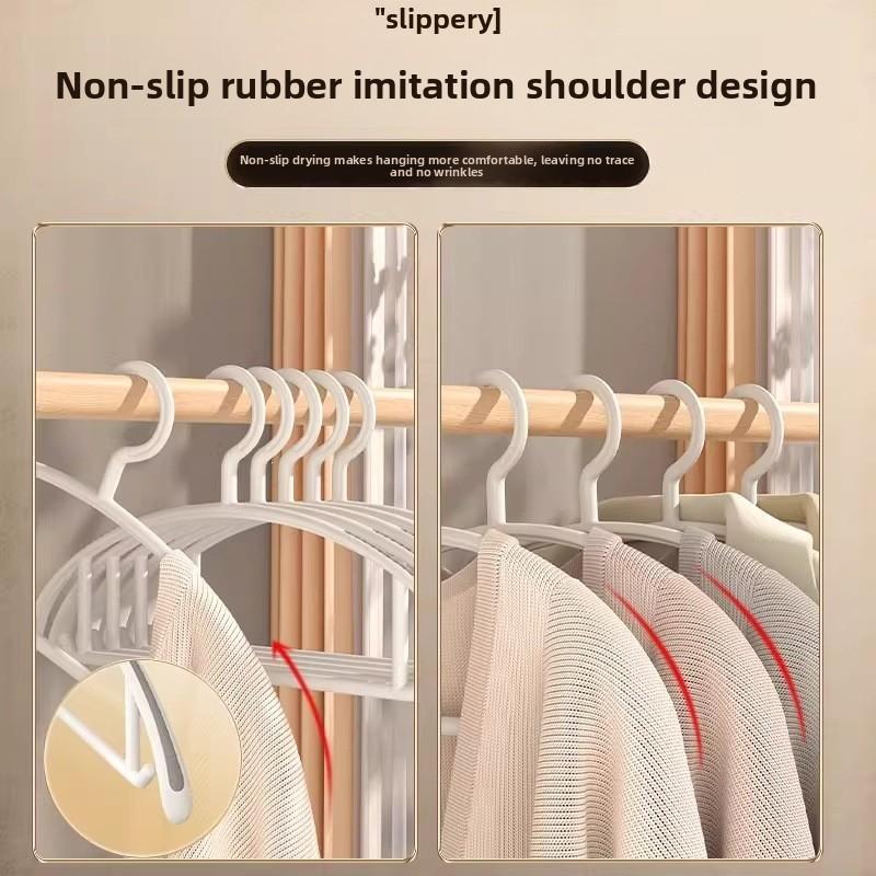 Modern Plastic Hangers For Clothes And Pants With Nonslip Design Perfect For Student Dorms