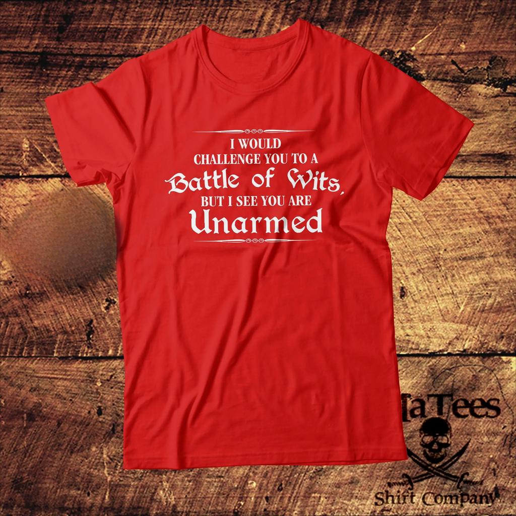 Ich würde dich zu einem Duell der Köpfe herausfordern, aber ich sehe, du bist unbewaffnet Herren Trainingsanzug T-Shirt Sommer Freizeit Sportbekleidung Pullover Tops