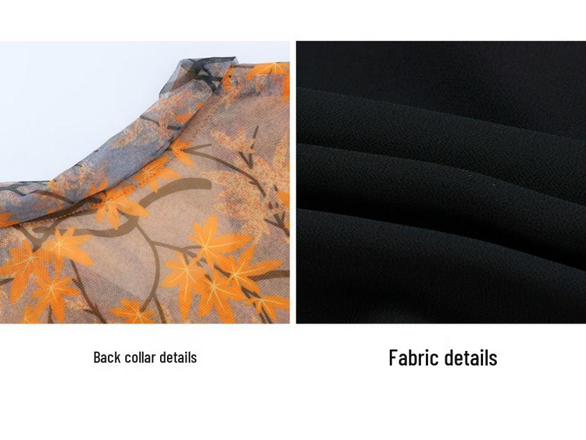Elegant Summer Short-Sleeved Dress for Middle-Aged Women - Perfect for Mother's Day