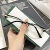 Luxury Metal Half Frame Anti Blue Light Glasses Men Business Classic Myopia Eyewear Diopter 0 To -4 0 Protective Short Sight