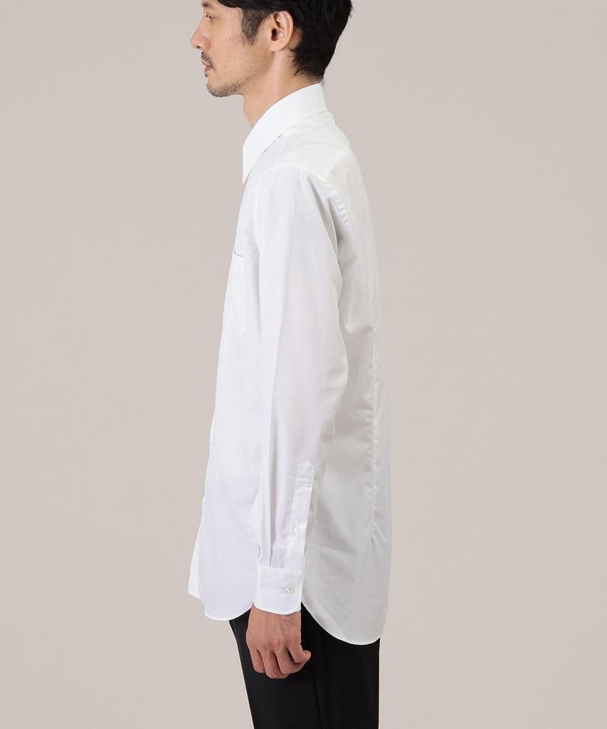 Takeo Kikuchi Dress Made in Broadcloth Regular White 04 Shirt, Japan, Collar, Men's, 93181011, (001) (LL)
