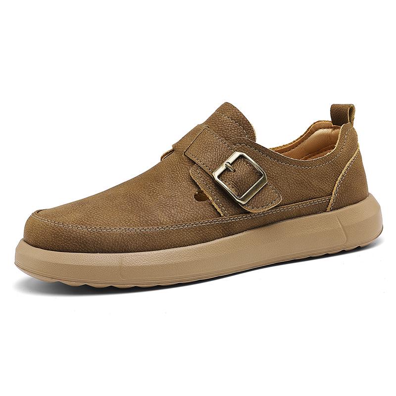 2025 Men's Lightweight Breathable Odor-Resistant Casual Shoes with Soft Sole & Wear-Resistant Flat Bottom