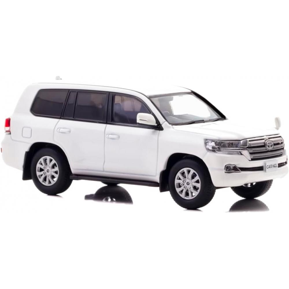 Hiko7 Diecast 2015 White Pearl Crystal Shine Toyota Land Cruiser Ax G Selection