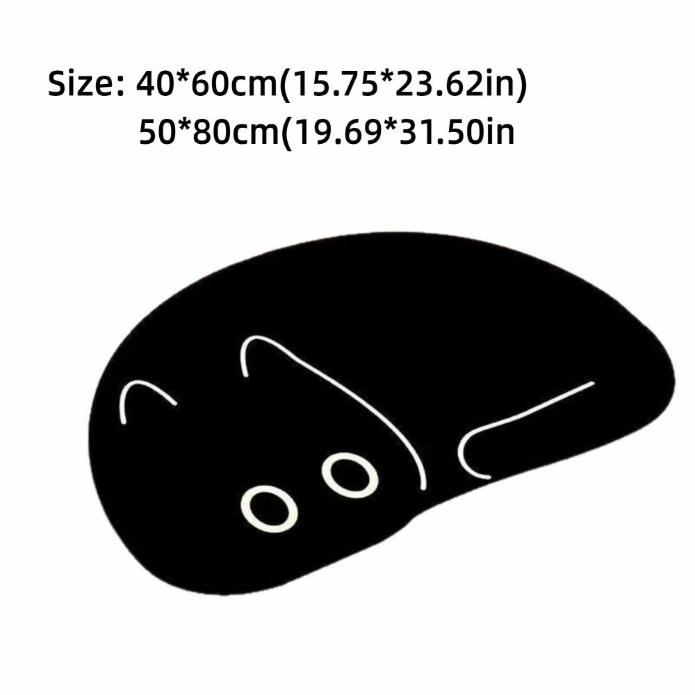 Non-Slip Bath Mats Cartoon Cat Kitchen Rugs Creative Bathroom Floor Mat