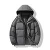 Men's Winter Hooded Down Jacket - Thick, Warm, Casual, Loose-Fit Coat for Couples