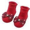 Cartoon Stripe Mesh Bow Baby Socks - Cute European & American Style