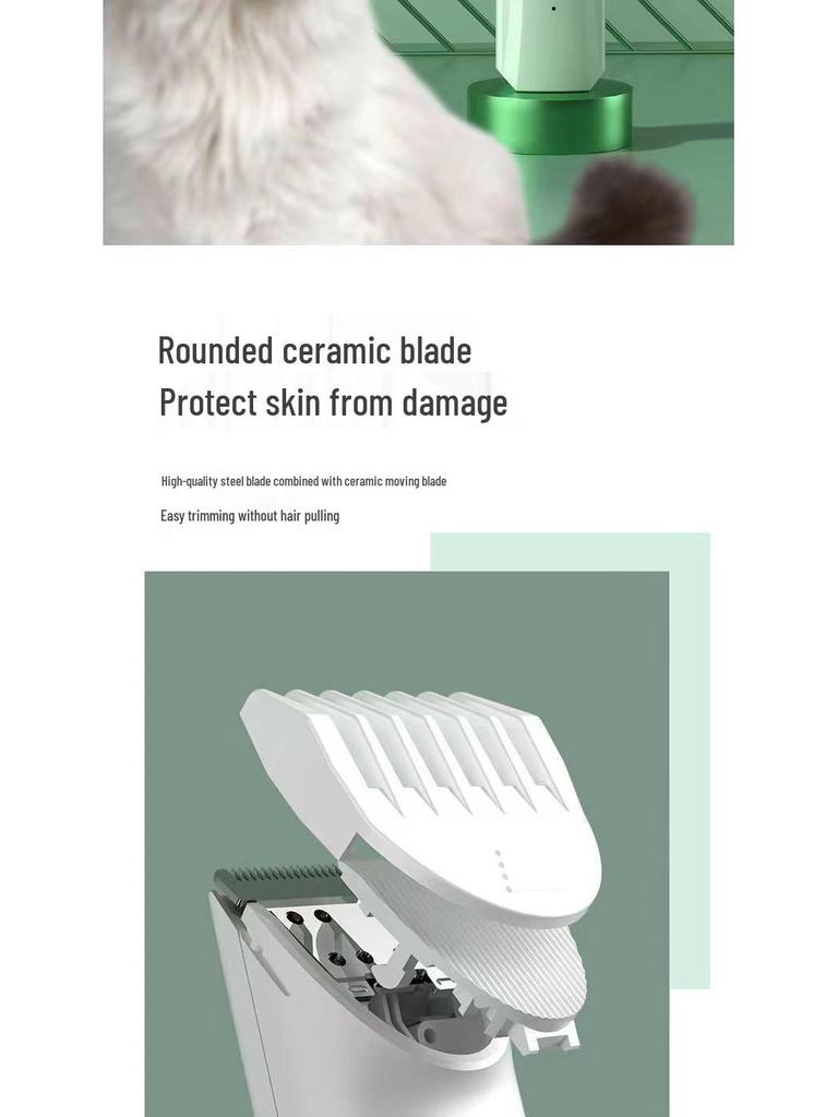 Pet Grooming Set: 4-in-1 Shaver for Dogs & Cats