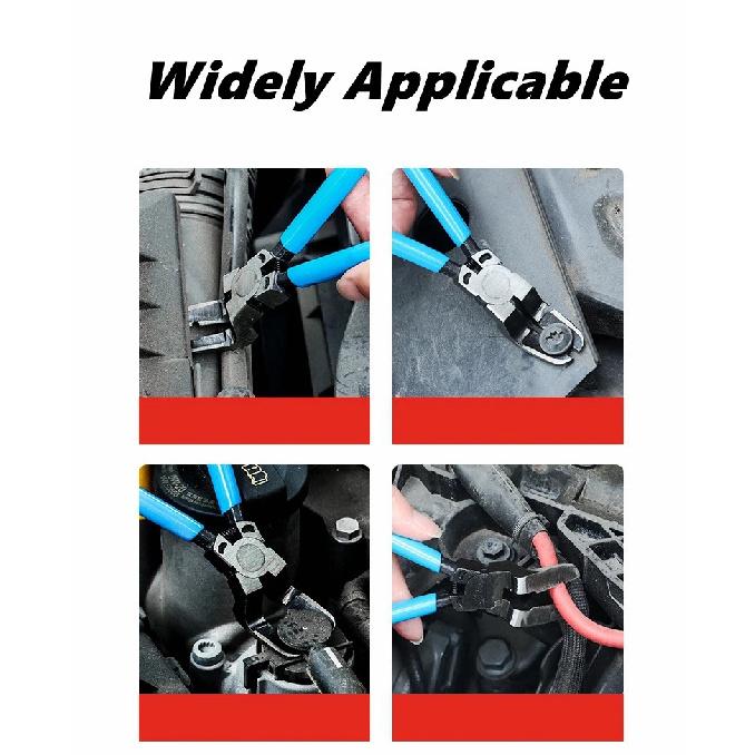 Multifunctional Car Clip Pliers Diagonal Pliers Car Rivet Tightening Pliers Wire Stripping Plier Staple Screwdriver Removal Tool