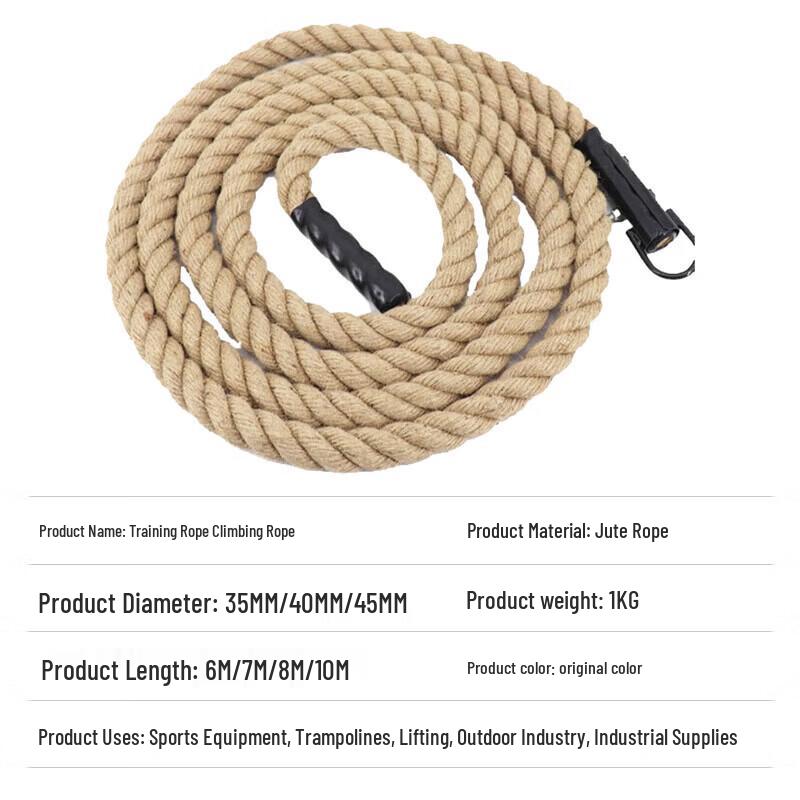 Heavy-Duty Fitness Climbing Rope