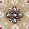 Retro Baroque Exaggerated Cross Brooch - Multifunctional Fashion Accessory