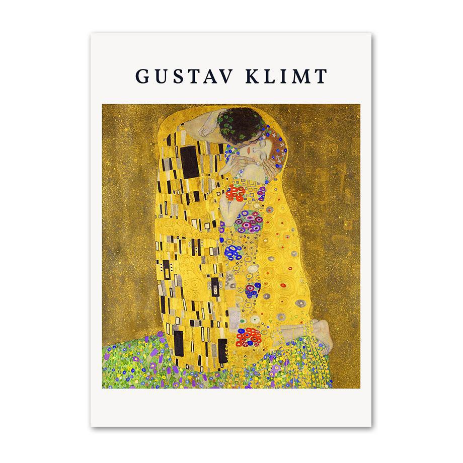 Henri Matisse Gustav Klimt Van Gogh kwiatowy Retro plakaty i druki obraz ścienny na płótnie do salonu dekoracyjne zdjęcia