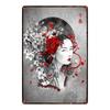 YZFQ Japanese Art Plaque Metal Vintage Tin Sign For Travel Souvenir  Wall Bar Art Restaurant Home Decor 30X20CM DU-6524A