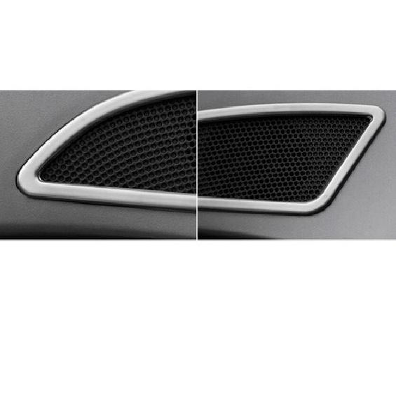 For Hyundai Elantra 2011 2012-2016 Titanium Silver Inner Door Tweeter Cover Trim