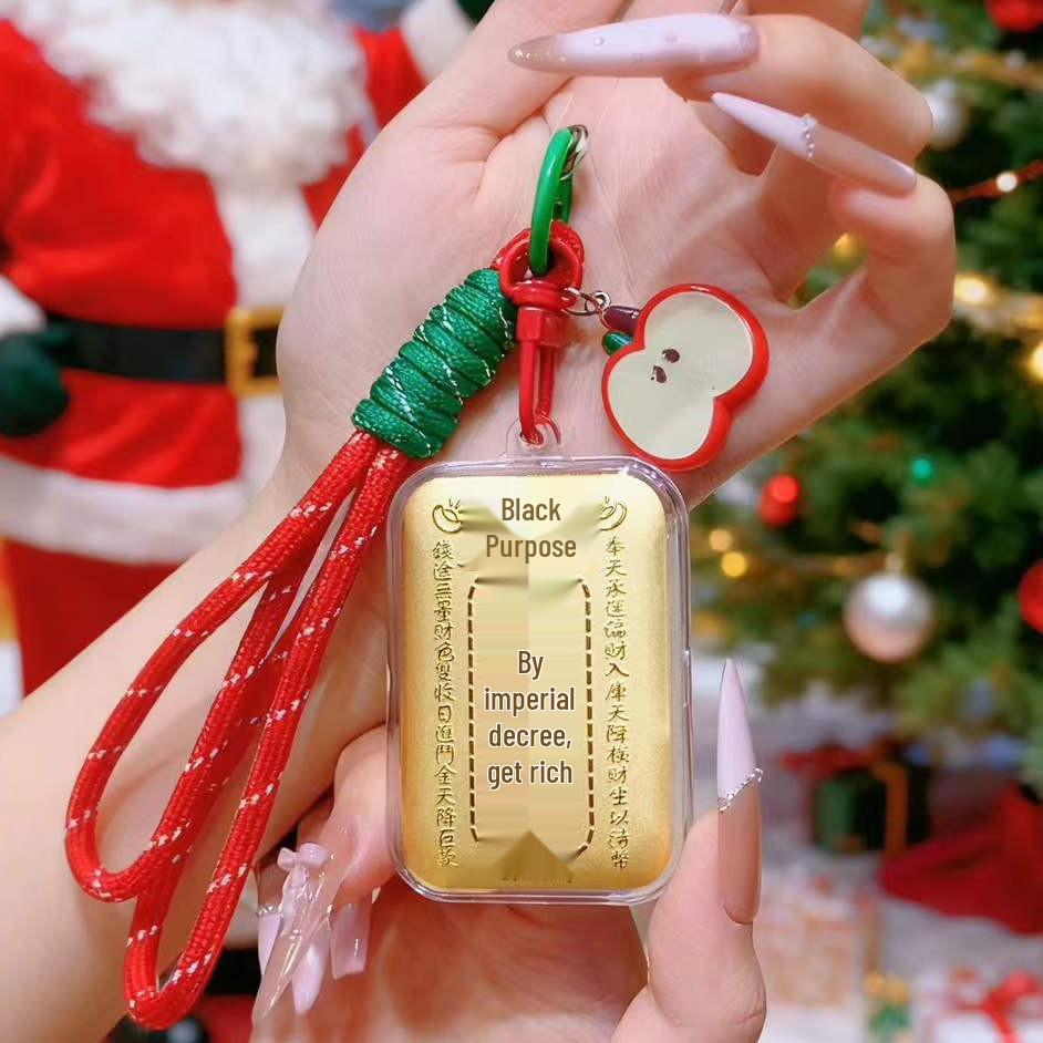 Imperial Decree 999 Pure Gold Horse Charm Keychain for Prosperity 2026