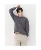 8SECONDS Casual Cotton Garment-Dyed Long Sleeve Tee Ash