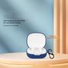 For JBL Wave Flex 2 Silicone Case Wireless Earbuds Protective Cover with Anti-Lost Carabiner