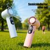 Lightweight Personal Fan Handheld Mini Fan, Portable Desk Quiet Cooling for Travel Office Home And Outdoor Accessories USB Rechargeable
