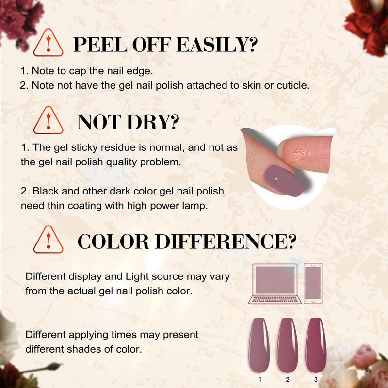 ROSALIND Nail Polish Gel 12 Colors Set Gel Varnishes Set Nail Polishes Hybrid Semi Permanent UV/Led Cure for Nail Art DIY/Salon