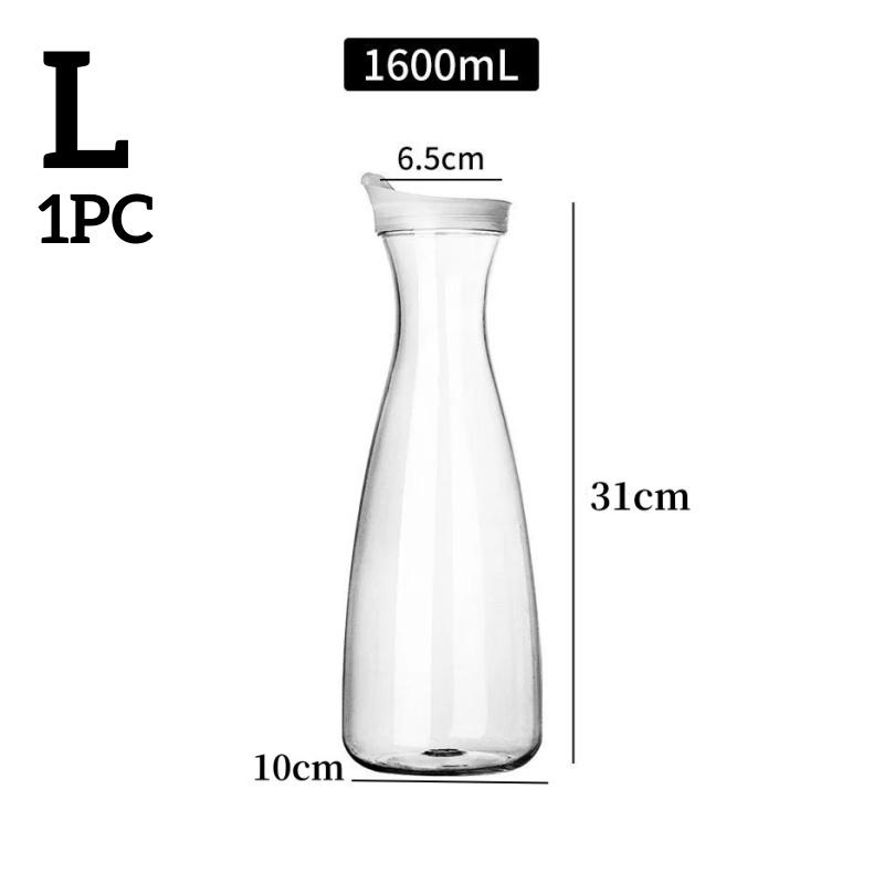 1/3pcs Large Capacity Water Jug Beverage Juice Container With Lid for Cold Drinks Fridge Plastic Water Pot Home Iced Tea Kettle