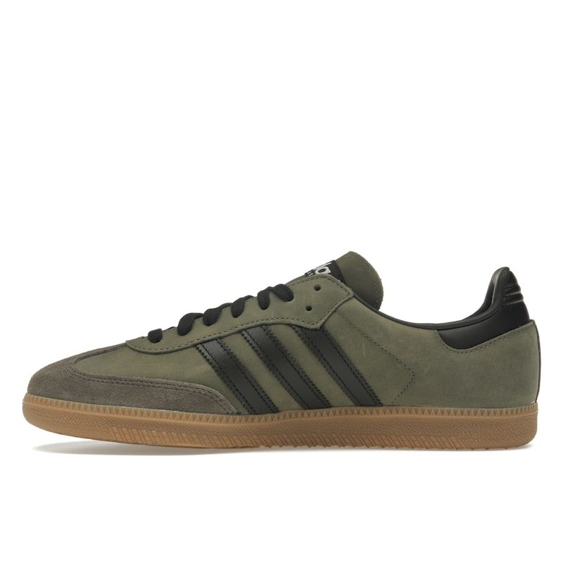 Adidas Unisex tenisky Samba OG Base Green Black, jádro-černá, hnědá-pouštní, IE9163