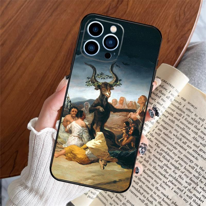 Francisco Goya Paintings Phone Case For iPhone 17 Pro Max 11 12 14 15 16 Pro Max Plus 13 Mini 16e 17 Air Back Cover
