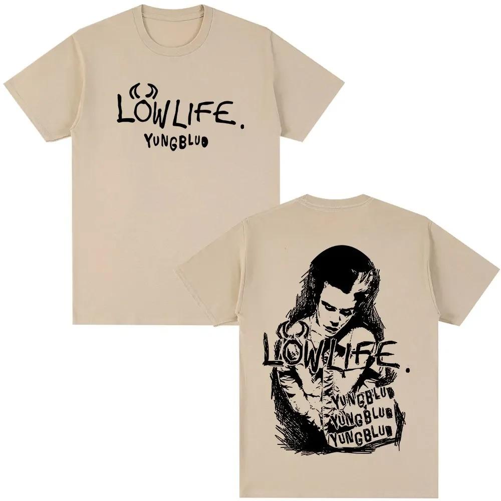 Yungblud Lowlife Album T Shirts s Women Clothing Fashion Short Sleeve T High Quality Casual Oversized T-shirt High Quality soft S
