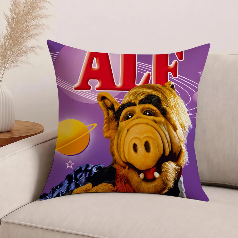 Tv Series Alf Funny Pillow Case Office Cushions Suitable For Sofa Car Bedroom Decorative Cushion Cover