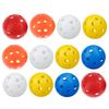 Airflow Practice Golf Ball, Small Golf Practice Ball Flight Hollow 41mm Golf Training Ball Plastic for Indoor & Outdoor