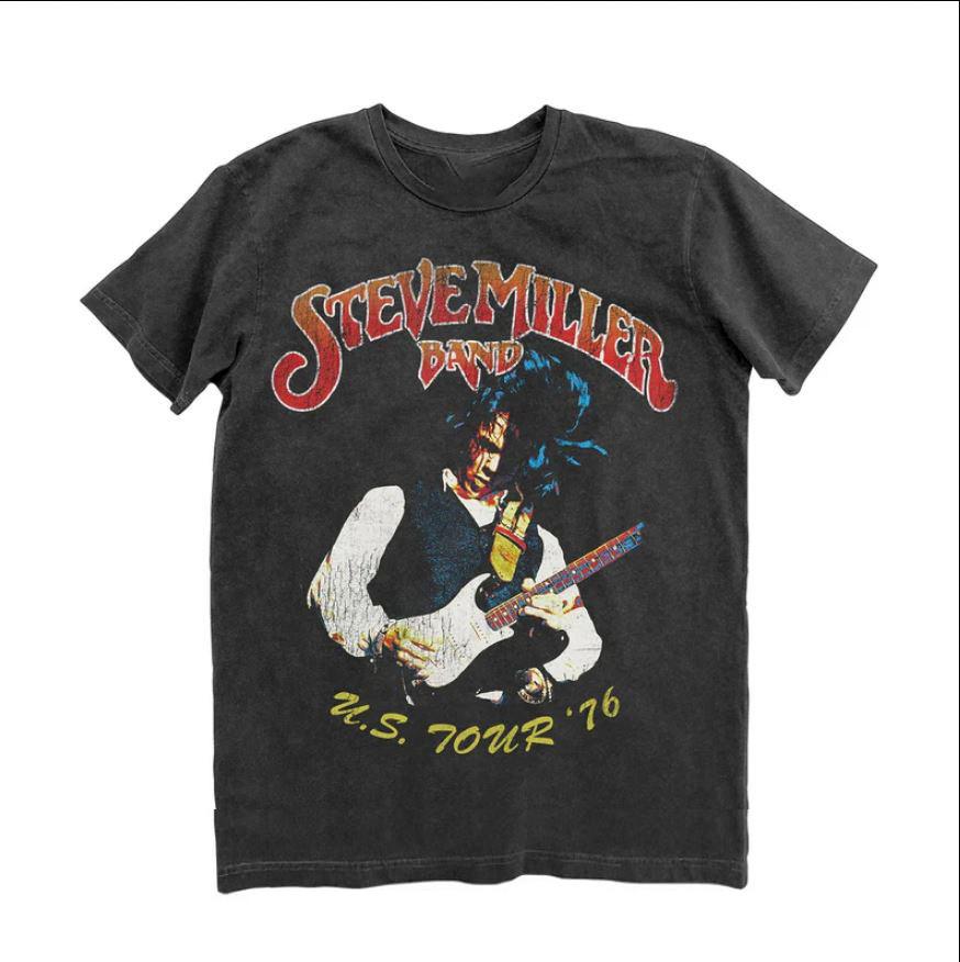 STEVE MILLER BAND Tour music Unisex T-Shirt Full Size S to 5XL WA191 Unisex T-Shirt XXXL
