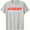 2026 Fun Atheist Tshirt Bold Atheist Because Fantasy Friends Are Just Toys For 4yearolds Slogan Unisexs Clothing Summer T Shirt