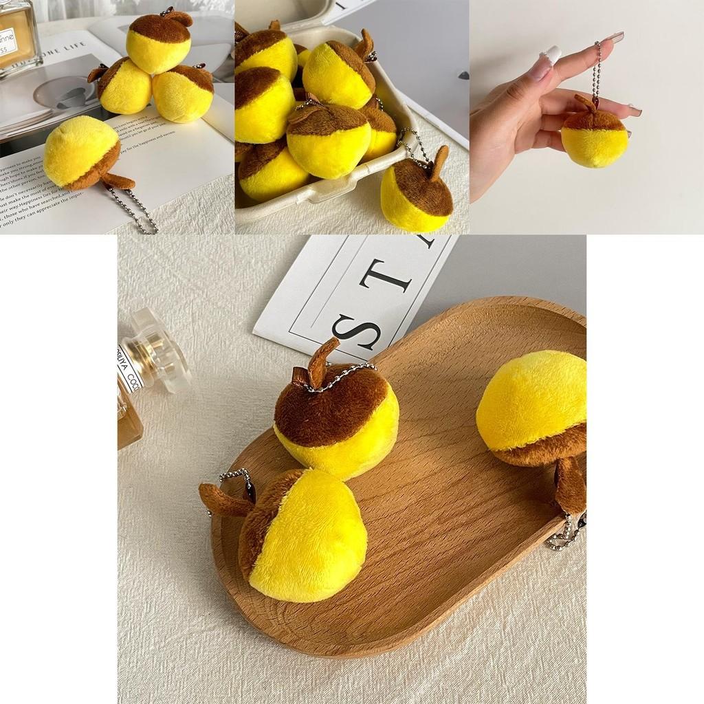 Charming Mini Nut Plush Keychain Cute Bag Accessory Ideal For Children Gifts
