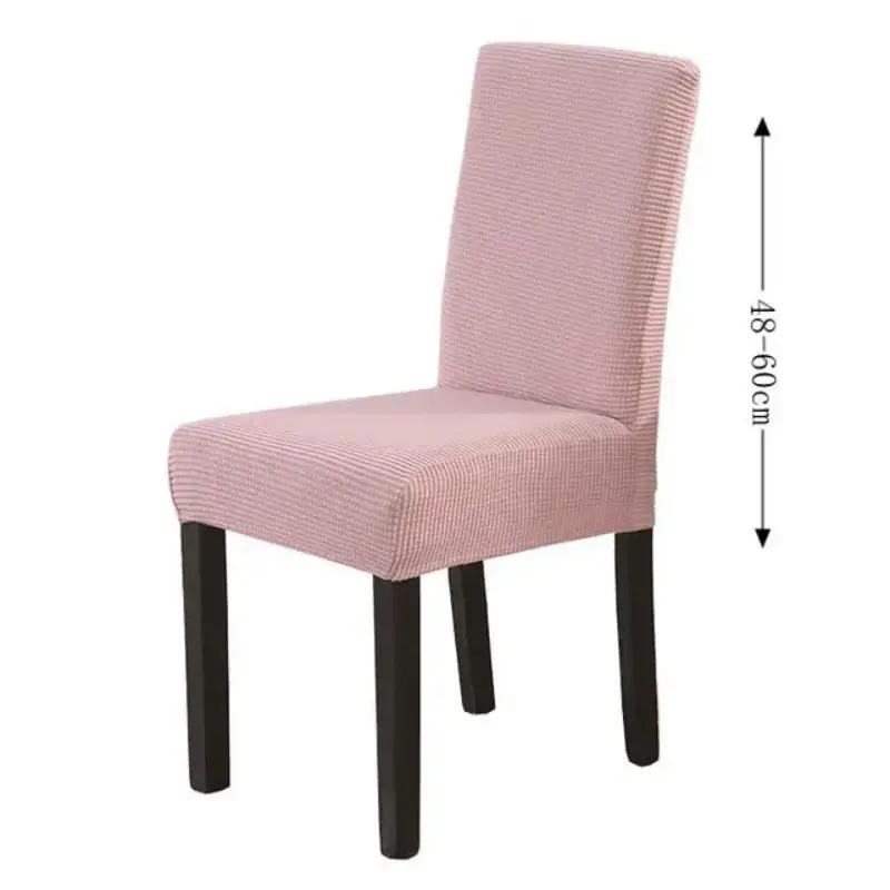 Jacquard Chair Cover for Dining Room Wedding Stretchable Thick Chair Protector 1/2/4/6 Pieces Slipcover for Chair Seat Backrest