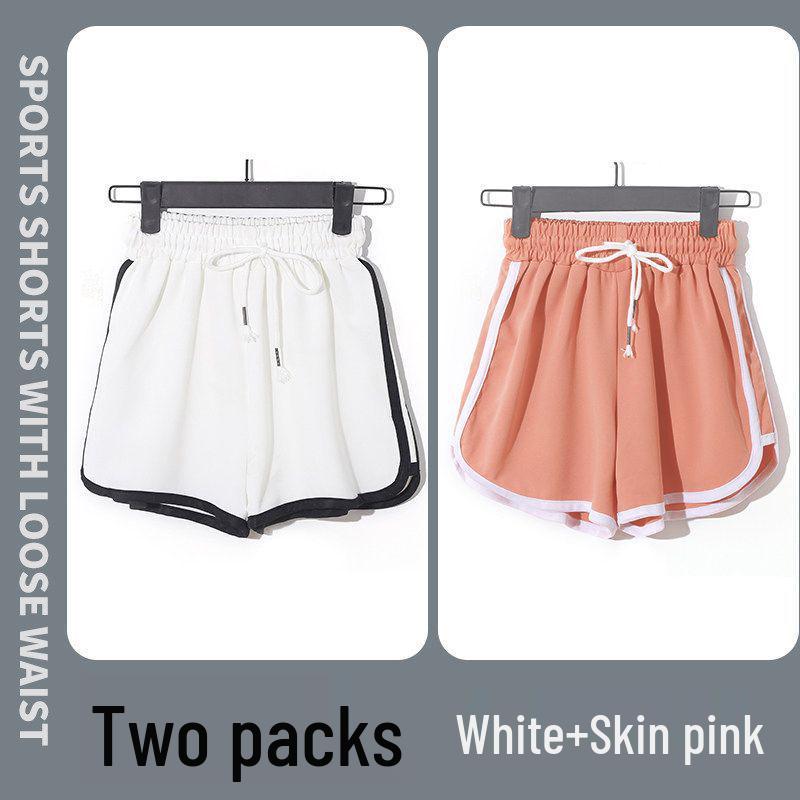 Plus Size Women’s Quick Dry Summer Running Shorts - High Waist, Loose, Trendy Wide-Leg for Yoga and Casual Wear