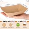 50PCS Kraft Paper Pet Bowl  Disposable Design Multiple Uses Pet Bowl  for Small Cat Dog Kitties