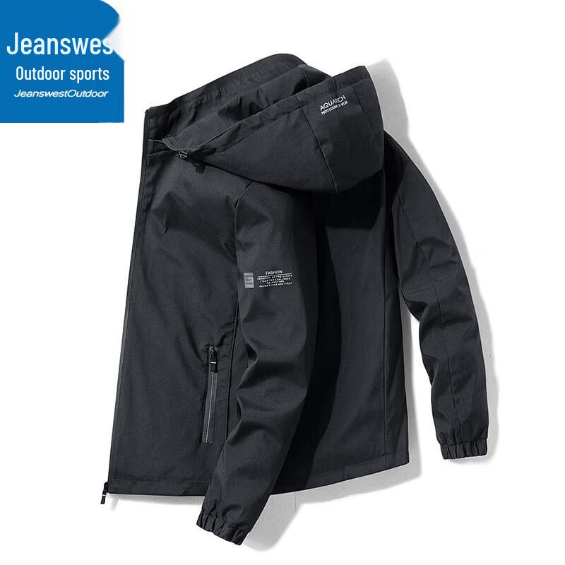 Jeanswest Herren Mehrjahreszeiten Kapuzen-Outdoorjacke
