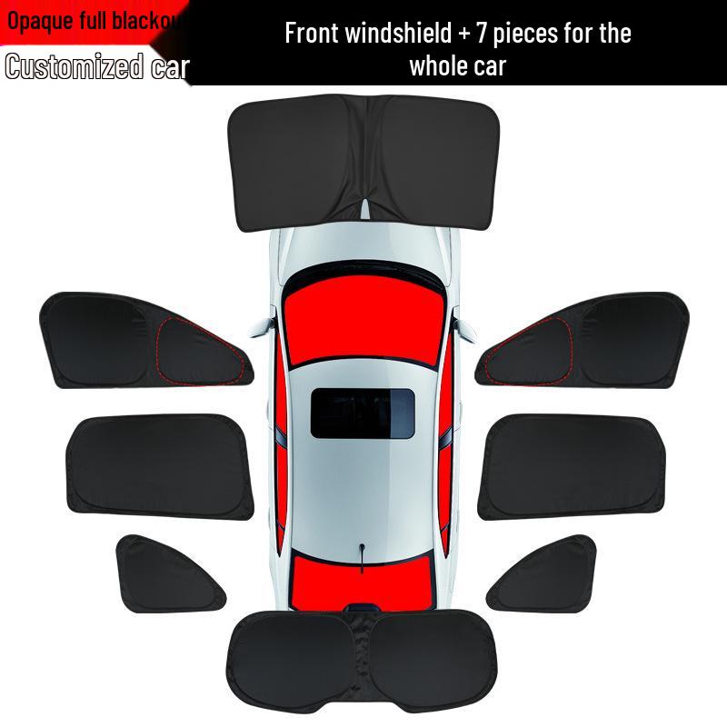 Chrysler 300C Car Sunshade: Sun Protection, Heat Insulation, Light Blocking, Privacy for Camping