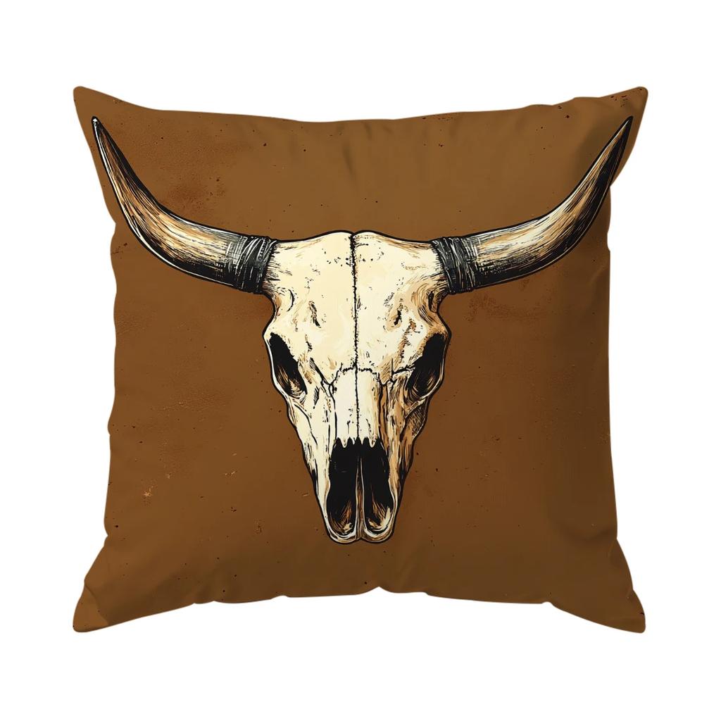 Western Cowboy Cushions Pillowcase Printed Polyester 45x45cm Throw Pillow Cover Decorative Sofa Cushions Pillowslip Home Decor