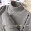Snowflying Men's 100% Cashmere High-Neck Sweater