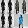 Herfst Dames Oversized Jas Lange Mouwen Met Capuchon Cape Jas Casual Effen Vest Voor Ultiem Comfort En Stijl