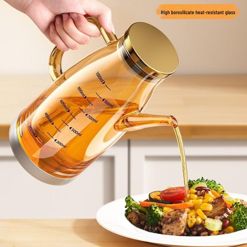

UOSU Borosilicate Glass Oil and Vinegar Dispenser Set