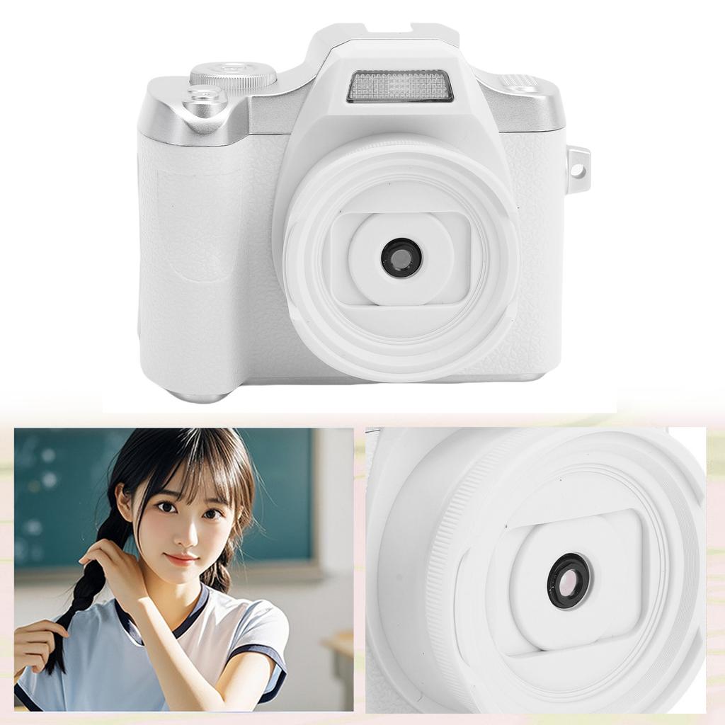Digital Camera for Teens Students 48MP HD Auto Retro Keychain Camera with 1.54 Inch Screen for Photography