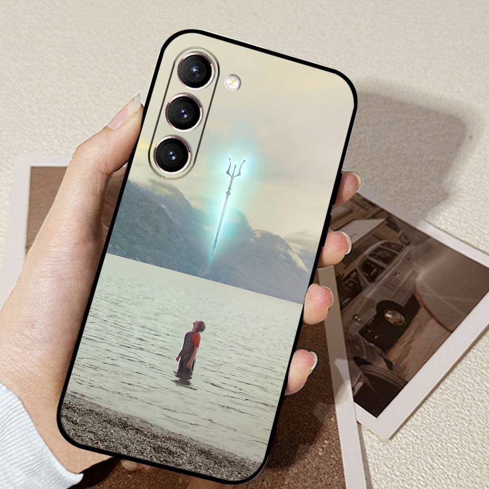 Percy Jackson Phone Case Black Ultra-thin Shockproof Case For Samsung S24/S25/S22/S30/Note20/Lite/Ultra/5G/Plus/FE