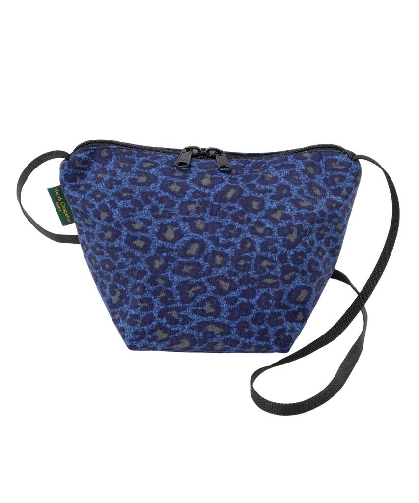Herve Chapelier 2885F Square Bottom Shoulder PANTHERE BLEUE Bag, Women's, [Used]