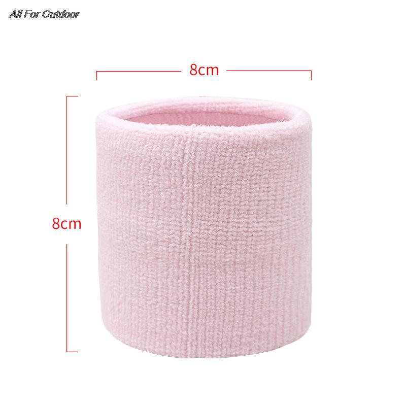 Cotton Support Bracers Wristband Sport Band Wrist Sweat Towel Cuff Tennis Wrist Guard Protector Strap Fitness Run Sweatband Gym