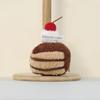 Plush Cake Pendant Cute Dessert Toy For Bag Decoration Girl Gift