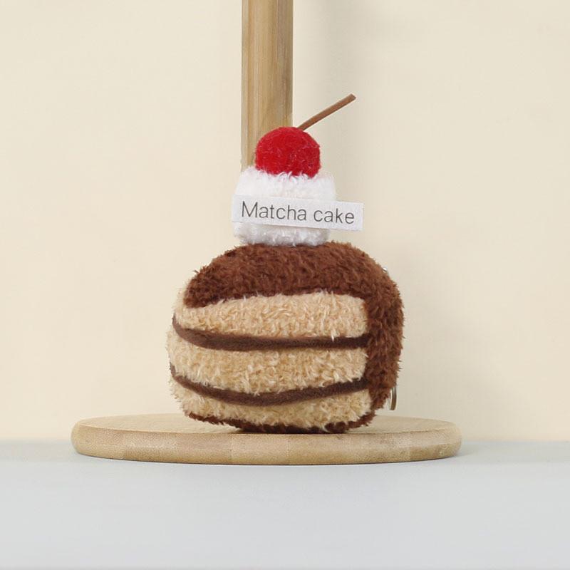 Plush Cake Pendant Cute Dessert Toy For Bag Decoration Girl Gift