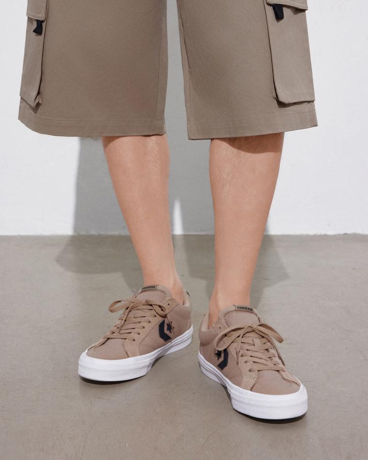 Men's Sneakers Converse Sport Casual Abrasion Resistant Low Top Canvas 'Brown'