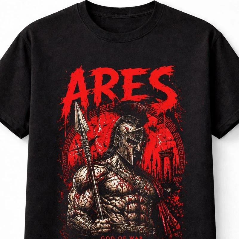 God of War Ares Spartan Warrior Greek Mythology Gaming Unisex TShirt S