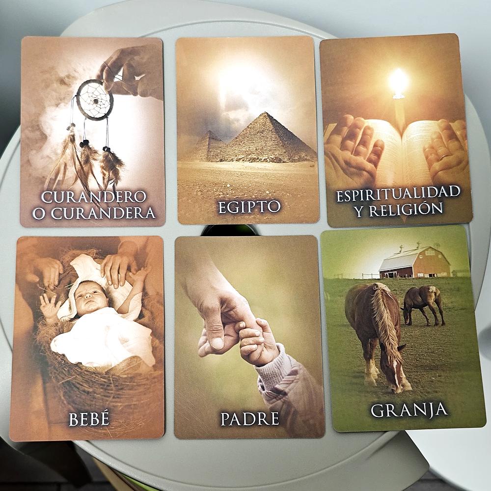 Past Life Oracle Deck 44 Pcs Oracle Cards Spanish Language Edition 10.4*7.3cm
